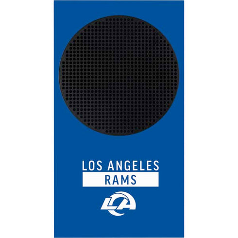 NFL Los Angeles Rams Blue Performance Series Xbox Series S Console Skin